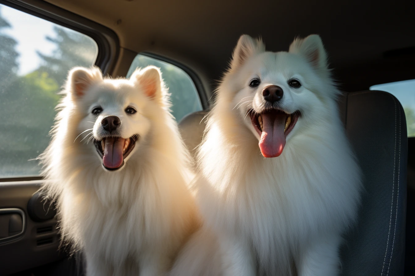 Nissan Sentra Dog Car Seat for American Eskimo Dogs