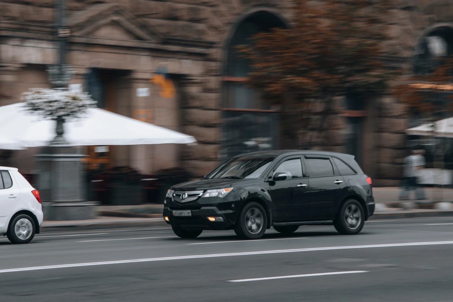 Acura MDX car trash can