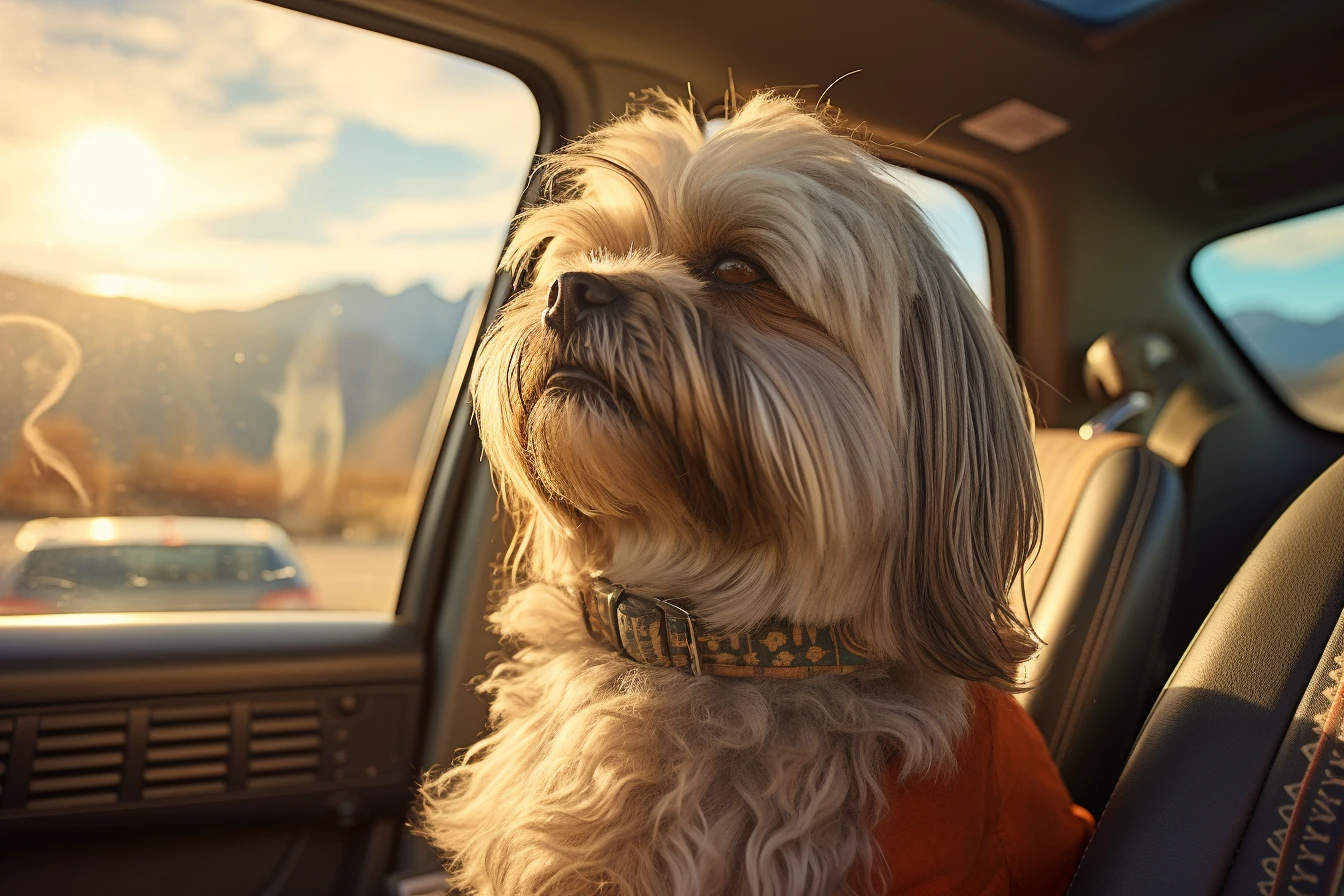 Ford Explorer Dog Car Seat for Lhasa Apsos