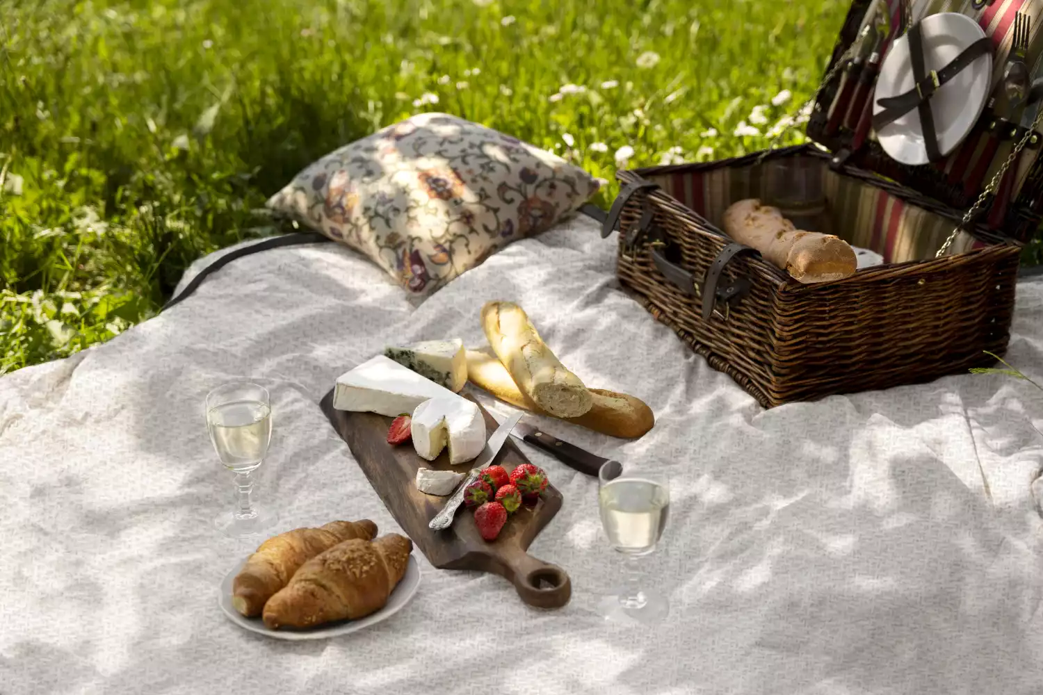 fancy picnic blanket