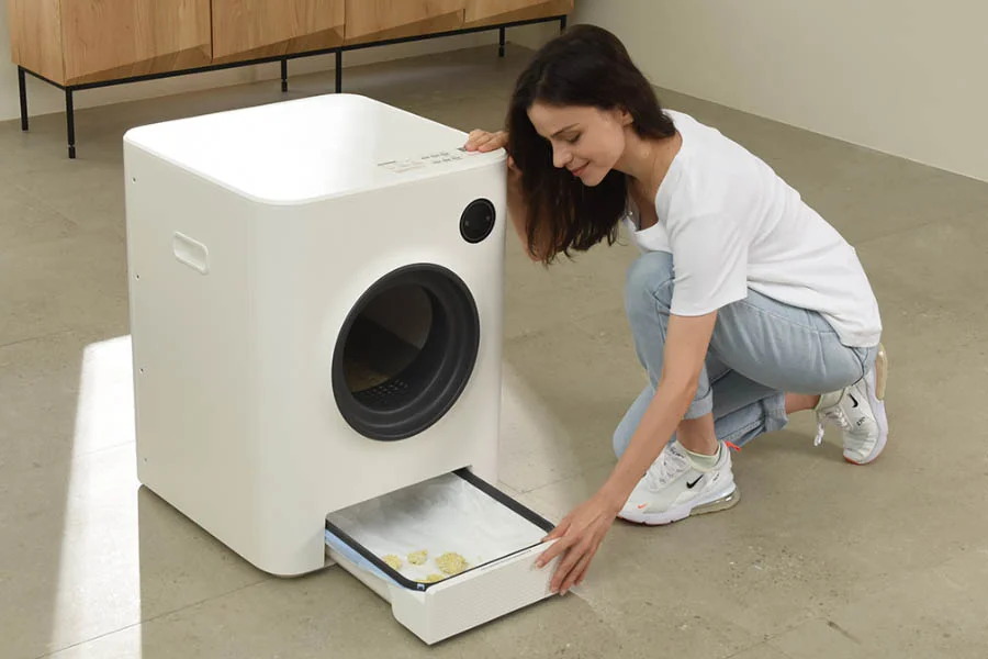 mechanical litter box