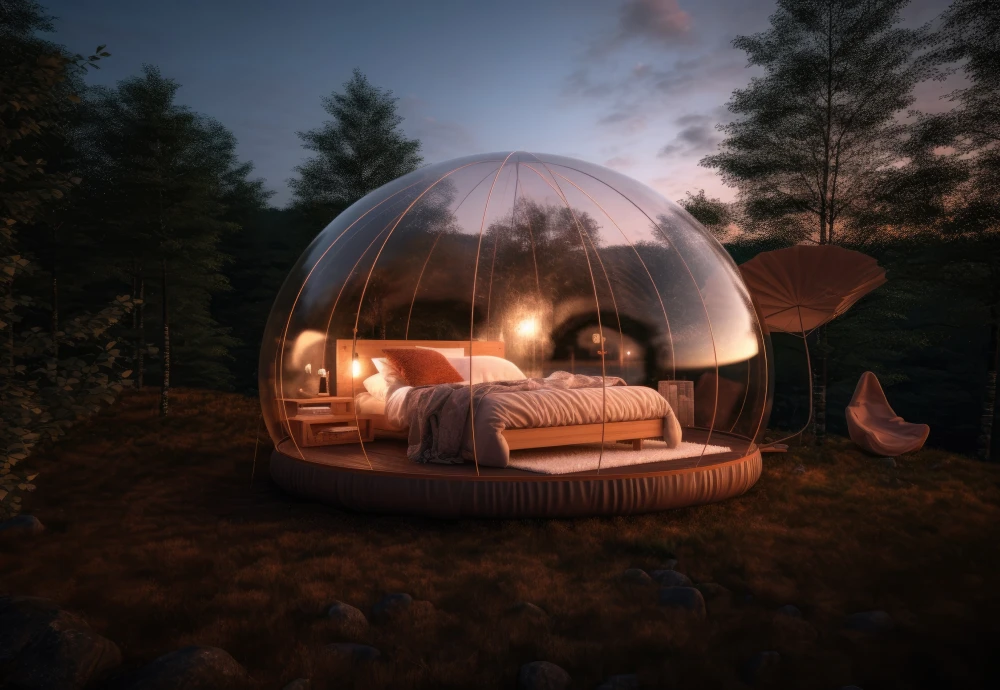 bubble tents glamping